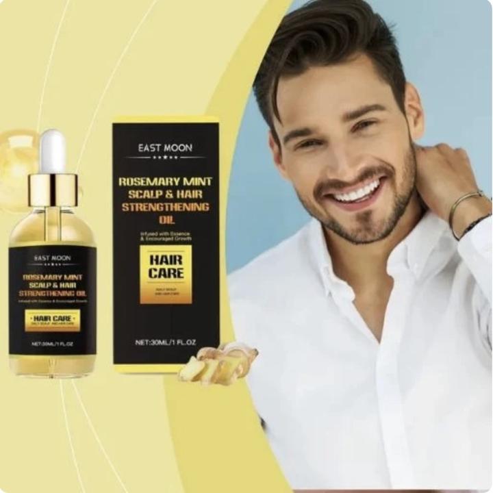 EAST MOON Men's Scalp & Hair Strengthening Oil Treatment (30ml)